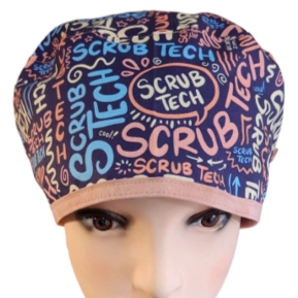 Scrub Tech, OR Nurse - Pixie Cap; Scrub, Surgical, Medical, Doctor Hat, Nurses